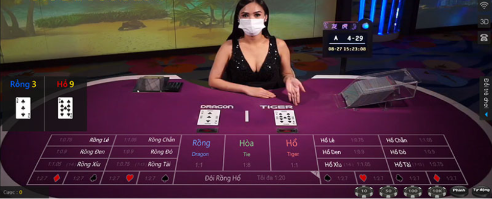 Cách chơi game Rồng Hổ