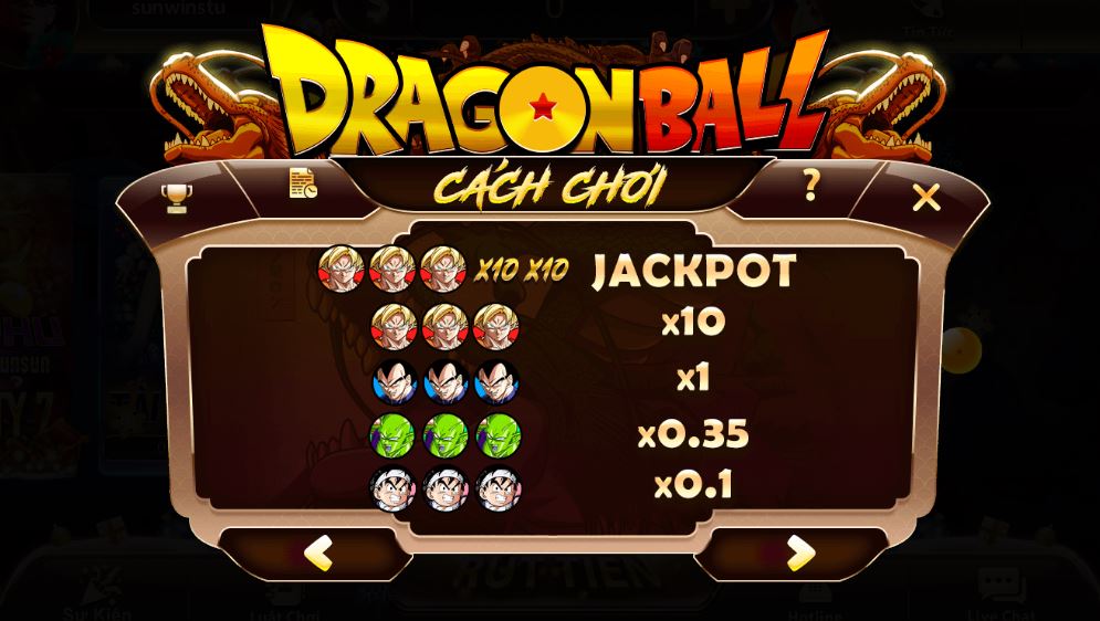 quay hũ dragon ball